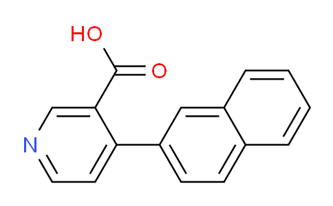 CAS No. 1261912-68-8, 4-(Naphthalen-2-yl)nicotinic acid