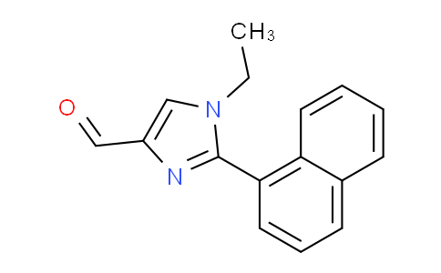 CAS No. 906477-09-6, 1-Ethyl-2-(naphthalen-1-yl)-1H-imidazole-4-carbaldehyde