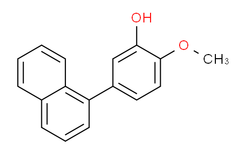 CAS No. 1261978-60-2, 2-Methoxy-5-(naphthalen-1-yl)phenol