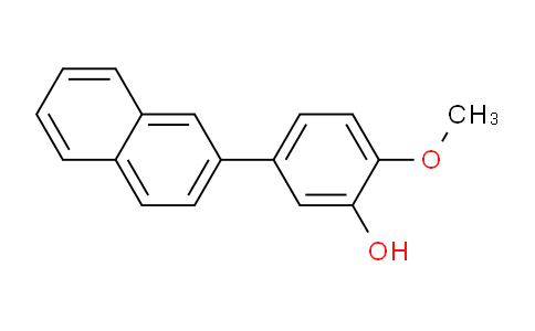 CAS No. 1261890-98-5, 2-Methoxy-5-(naphthalen-2-yl)phenol