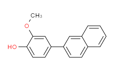 CAS No. 899827-13-5, 2-Methoxy-4-(naphthalen-2-yl)phenol