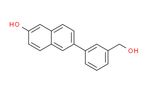 CAS No. 1017858-90-0, 6-(3-(Hydroxymethyl)phenyl)naphthalen-2-ol