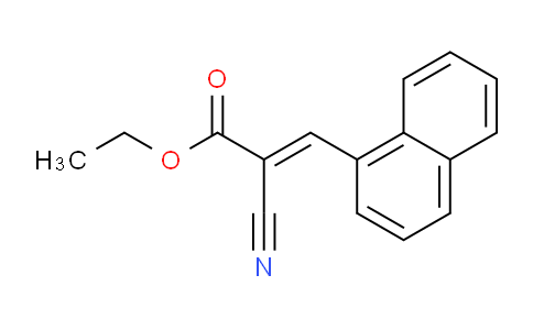 CAS No. 7498-85-3, Ethyl 2-cyano-3-naphthalen-1-ylprop-2-enoate