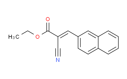 CAS No. 35688-72-3, Ethyl 2-cyano-3-(naphthalen-2-yl)acrylate