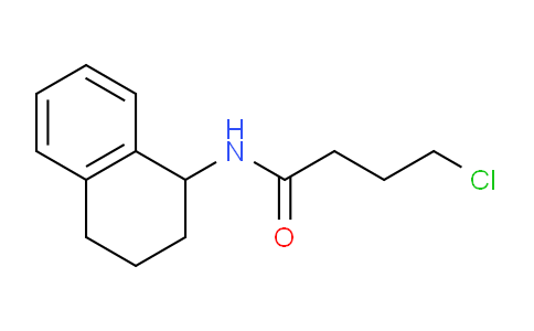 CAS No. 824958-25-0, 4-Chloro-N-(1,2,3,4-tetrahydronaphthalen-1-yl)butanamide