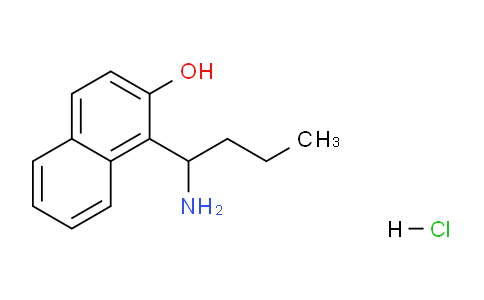 CAS No. 915781-02-1, 1-(1-Aminobutyl)naphthalen-2-ol hydrochloride