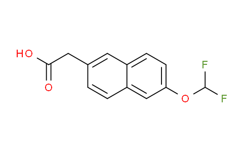 CAS No. 1261787-79-4, 2-(Difluoromethoxy)naphthalene-6-acetic acid