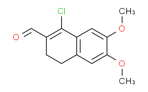 CAS No. 885279-10-7, 1-Chloro-6,7-dimethoxy-3,4-dihydronaphthalene-2-carbaldehyde
