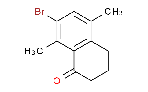 CAS No. 30098-36-3, 7-Bromo-5,8-dimethyl-3,4-dihydronaphthalen-1(2H)-one