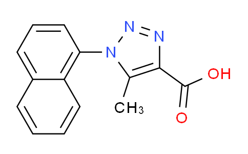 CAS No. 70292-10-3, 5-Methyl-1-(naphthalen-1-yl)-1H-1,2,3-triazole-4-carboxylic acid