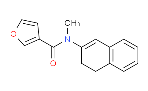 CAS No. 83913-70-6, N-(3,4-Dihydronaphthalen-2-yl)-N-methylfuran-3-carboxamide