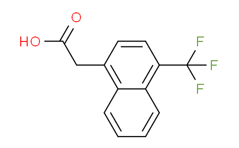 CAS No. 1261733-07-6, 1-(Trifluoromethyl)naphthalene-4-acetic acid