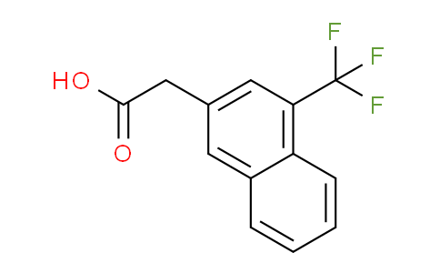 CAS No. 1261628-60-7, 1-(Trifluoromethyl)naphthalene-3-acetic acid
