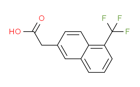 CAS No. 1261493-07-5, 1-(Trifluoromethyl)naphthalene-6-acetic acid