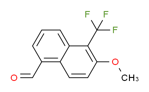 CAS No. 88245-15-2, 6-Methoxy-5-(trifluoromethyl)-1-naphthaldehyde