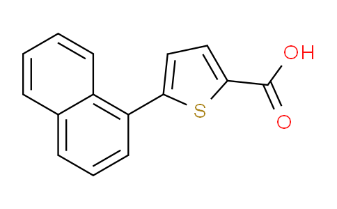 CAS No. 58256-10-3, 5-(Naphthalen-1-yl)thiophene-2-carboxylic acid