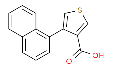 CAS No. 30409-57-5, 4-(Naphthalen-1-yl)thiophene-3-carboxylic acid
