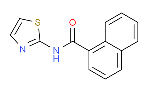 CAS No. 309734-88-1, N-(Thiazol-2-yl)-1-naphthamide