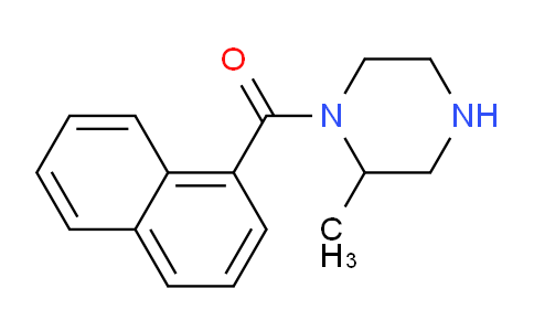 CAS No. 1240566-47-5, (2-Methylpiperazin-1-yl)(naphthalen-1-yl)methanone