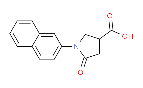 CAS No. 566154-70-9, 1-(Naphthalen-2-yl)-5-oxopyrrolidine-3-carboxylic acid
