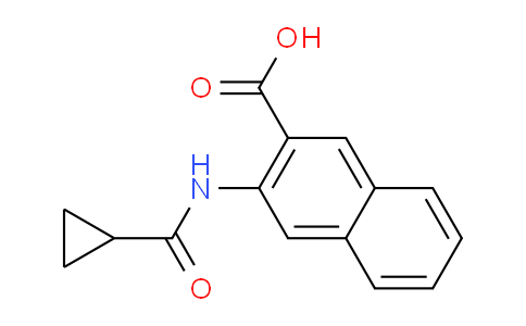 CAS No. 885525-65-5, 3-(Cyclopropanecarboxamido)-2-naphthoic acid