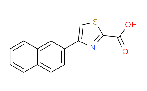CAS No. 488816-60-0, 4-(Naphthalen-2-yl)thiazole-2-carboxylic acid
