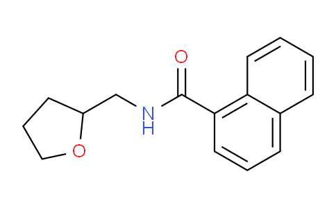 CAS No. 540521-08-2, N-((Tetrahydrofuran-2-yl)methyl)-1-naphthamide