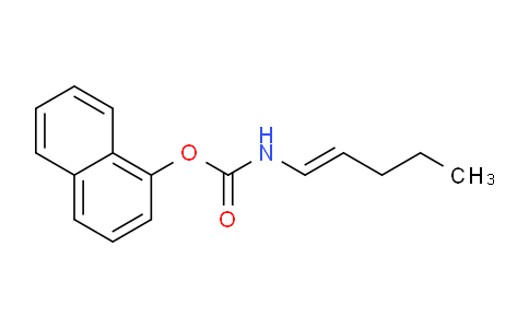 CAS No. 88309-49-3, Naphthalen-1-yl pent-1-en-1-ylcarbamate