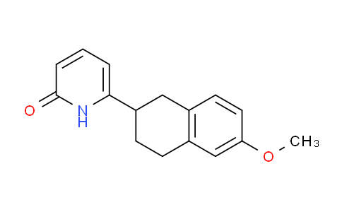 CAS No. 93008-89-0, 6-(6-Methoxy-1,2,3,4-tetrahydronaphthalen-2-yl)pyridin-2(1H)-one