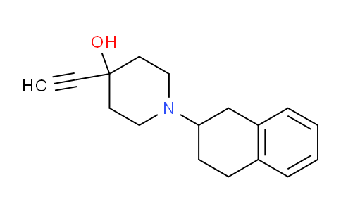 CAS No. 5469-60-3, 4-Ethynyl-1-(1,2,3,4-tetrahydronaphthalen-2-yl)piperidin-4-ol