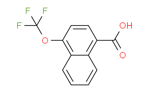 CAS No. 1261492-95-8, 1-(Trifluoromethoxy)naphthalene-4-carboxylic acid