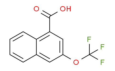 CAS No. 1261786-04-2, 3-(Trifluoromethoxy)-1-naphthoic acid