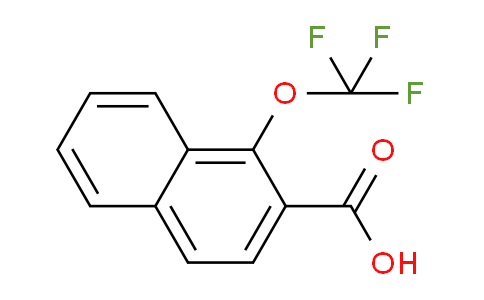 CAS No. 433330-69-9, 1-(Trifluoromethoxy)naphthalene-2-carboxylic acid