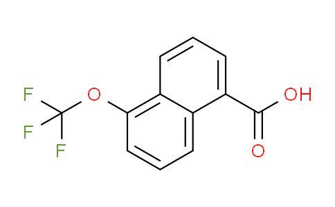 CAS No. 1261633-45-7, 1-(Trifluoromethoxy)naphthalene-5-carboxylic acid