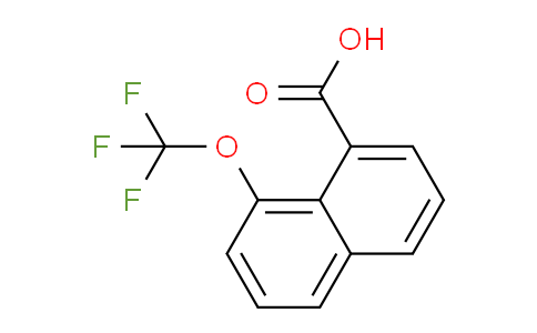 CAS No. 1261534-52-4, 1-(Trifluoromethoxy)naphthalene-8-carboxylic acid