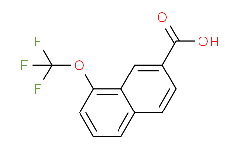 CAS No. 403646-76-4, 1-(Trifluoromethoxy)naphthalene-7-carboxylic acid