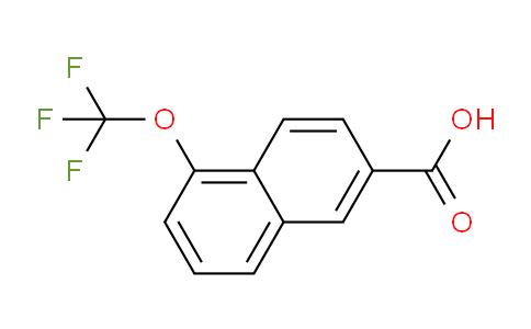 CAS No. 403646-79-7, 1-(Trifluoromethoxy)naphthalene-6-carboxylic acid
