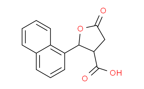 CAS No. 412012-16-9, 2-(Naphthalen-1-yl)-5-oxotetrahydrofuran-3-carboxylic acid