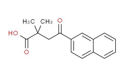 CAS No. 854648-79-6, 2,2-Dimethyl-4-(2-naphthyl)-4-oxobutyric acid