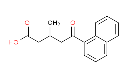 CAS No. 951892-80-1, 3-Methyl-5-(naphthalen-1-yl)-5-oxopentanoic acid