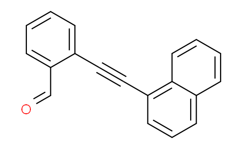 CAS No. 1180487-37-9, 2-(Naphthalen-1-ylethynyl)benzaldehyde