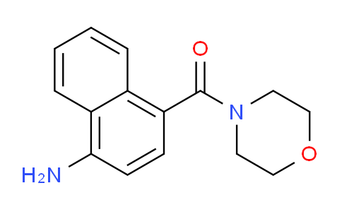 CAS No. 1373247-24-5, (4-Aminonaphthalen-1-yl)(morpholino)methanone