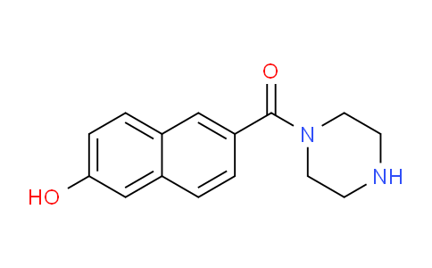 CAS No. 1287217-64-4, (6-Hydroxynaphthalen-2-yl)(piperazin-1-yl)methanone
