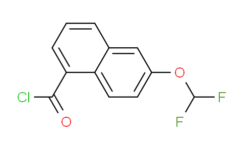CAS No. 1261627-94-4, 2-(Difluoromethoxy)naphthalene-5-carbonyl chloride