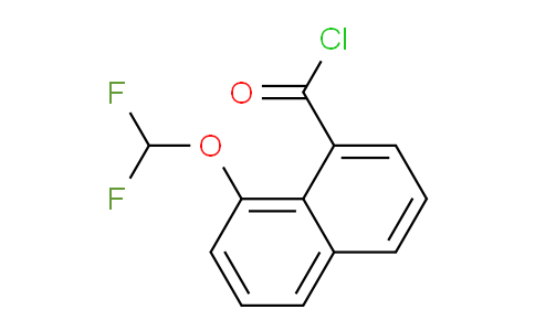 CAS No. 1261682-90-9, 1-(Difluoromethoxy)naphthalene-8-carbonyl chloride