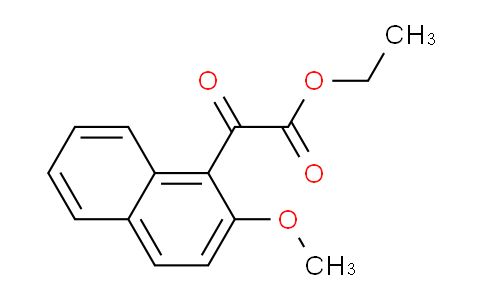 CAS No. 22531-51-7, Ethyl 2-methoxy-1-naphthoylformate