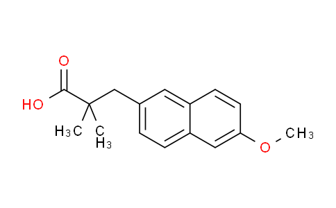 CAS No. 63944-10-5, 3-(6-Methoxynaphthalen-2-yl)-2,2-dimethylpropanoic acid