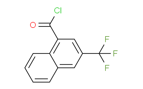 CAS No. 255051-44-6, 2-(Trifluoromethyl)naphthalene-4-carbonyl chloride