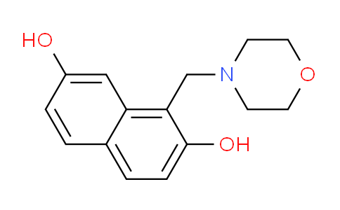 CAS No. 81653-20-5, 1-(Morpholinomethyl)naphthalene-2,7-diol