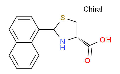 CAS No. 1265908-04-0, (4S)-2-(Naphthalen-1-yl)thiazolidine-4-carboxylic acid